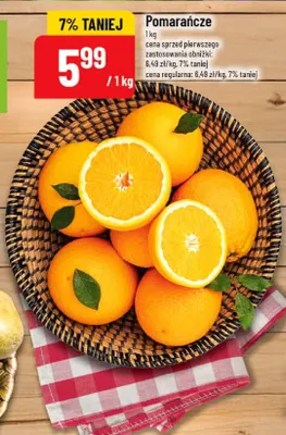 Pomarańcze promocja w POLOmarket