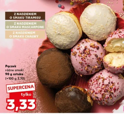Pączek różne smaki promocja w Kaufland