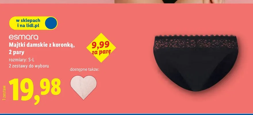 Majtki promocja w Lidl