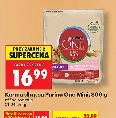 Karma dla psa Mini, 800 g promocja w Biedronka