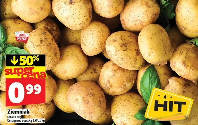 Ziemniaki do gotowania Auchan promocja w TOPAZ