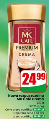 Kawa rozpuszczalna Crema promocja w Dino