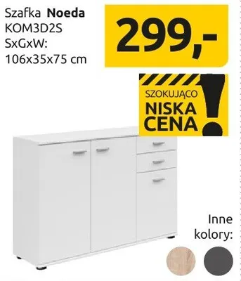 Szafka Noeda KOM3D2S promocja w Black Red White