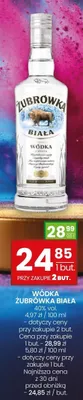 Wódka Żubrówka Biała 40% vol. 0,5l promocja