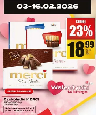 Czekoladki MERCI promocja w Supeco