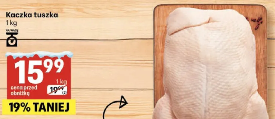 Kaczka tuszka Delikatesy Centrum promocja w Delikatesy Centrum