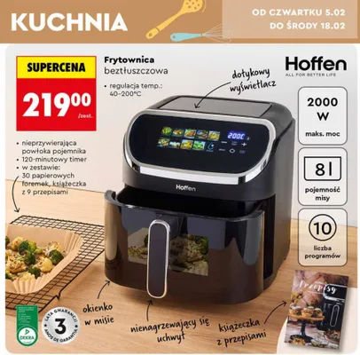 Frytownica beztłuszczowa promocja w Biedronka