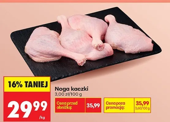 Noga kaczki promocja w Biedronka
