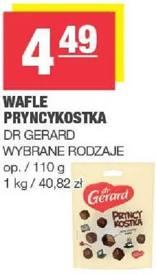 Wafle pryncypałka DR GERARD promocja w SPAR