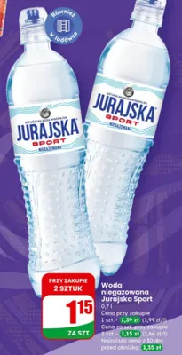 Woda niegazowana Sport promocja w Dino