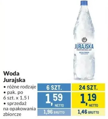 Woda Jurajska promocja w Makro