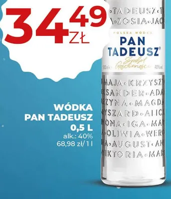 Wódka promocja w Duży Ben