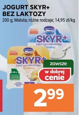 Jogurt SKYR+ BEZ LAKTOZY 200g promocja w Stokrotka