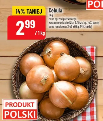 Cebula bio promocja w POLOmarket
