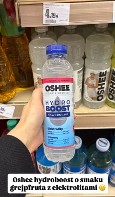 Napój Hydroboost grejpfrut z elektrolitami promocja w Intermarche