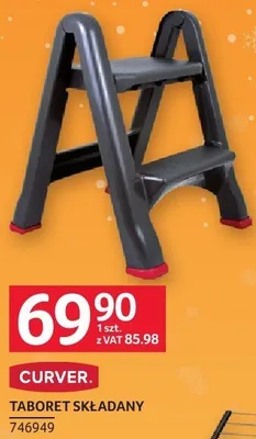 Taboret składany CURVER promocja w Selgros