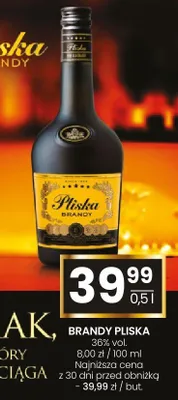 Brandy Pliska promocja w Twój Market