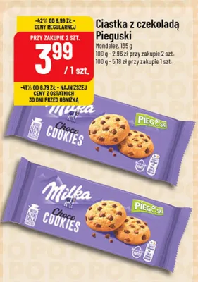 Ciastka z czekoladą promocja w POLOmarket