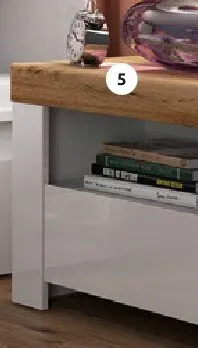 Szafka nocna KOM1S/A promocja w Black Red White