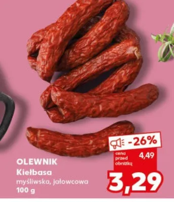 Kiełbasa olewnik myśliwska, jałowcowa promocja w Kaufland