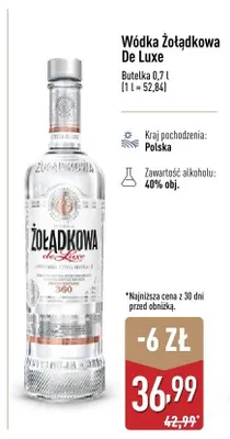 Wódka promocja w Aldi