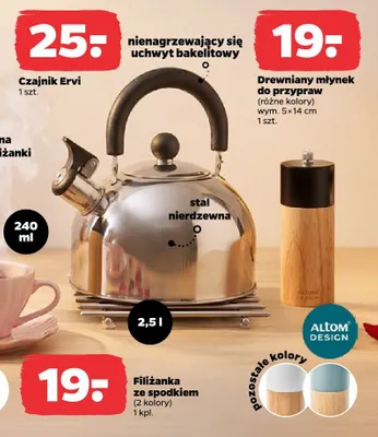 Czajnik Ervi promocja w Netto