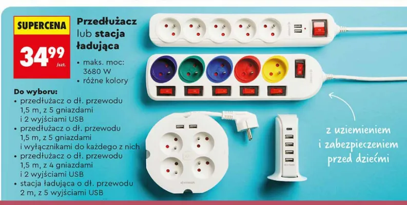 Przedłużacz promocja w Biedronka