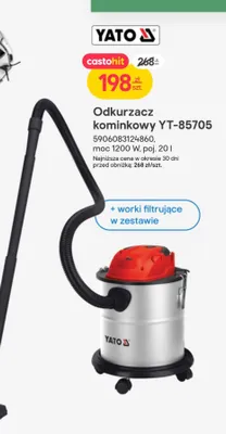 Odkurzacz kominkowy YT-85705  promocja w Castorama