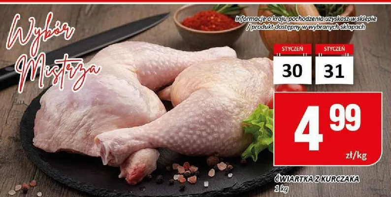 Ćwiartka z kurczaka 1 kg Chorten promocja