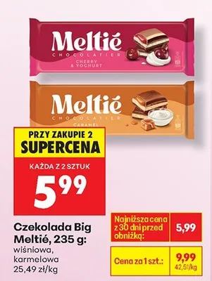 Czekolada Big karmelowa promocja w Biedronka