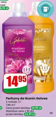 Perfumy do tkanin Galvea  promocja w Dino
