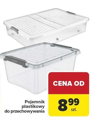 Pojemnik plastikowy do przechowywania Carrefour promocja w Carrefour