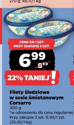 Filety śledziowe w sosie śmietanowym ze szparagami Lisner promocja w Netto