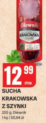 Sucha krakowska z szynki Olewnik promocja w Chorten