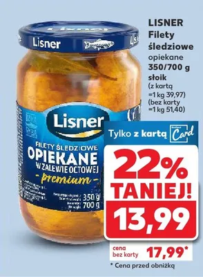 Filety śledziowe promocja w Kaufland