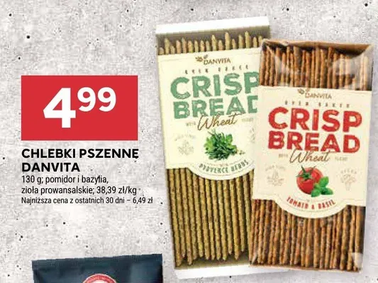 Chlebki pszenne Danvita promocja w Stokrotka