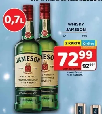 Whisky Jameson 0,7l promocja