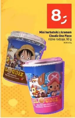 Mini herbatniki z kremem Cloudiz One Piece różne rodzaje promocja w Dealz