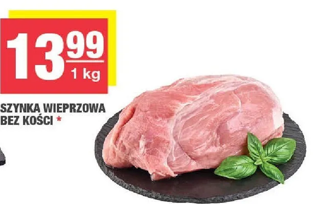 Szynka wieprzowa bez kości SPAR promocja w SPAR