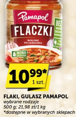 Flaki, gulasz Pamapol promocja w Groszek