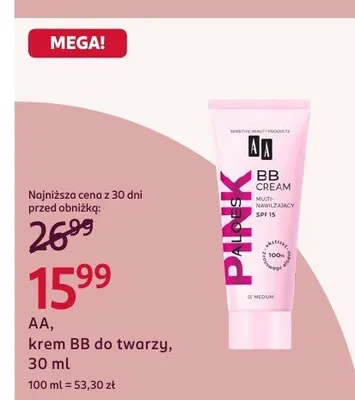 Krem BB do twarzy, 30 ml promocja w Rossmann