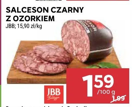 Salceson czarny z ozorkiem JBB promocja w Stokrotka