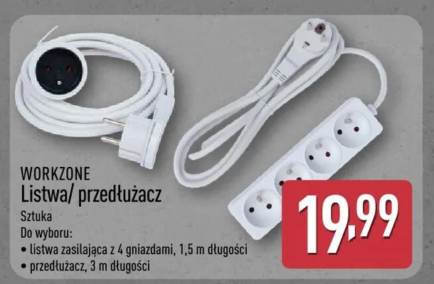 Przedłużacz promocja w Aldi