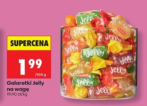 Galaretki na wagę promocja w Biedronka