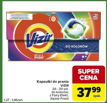 Kapsułki do prania promocja w Carrefour Express