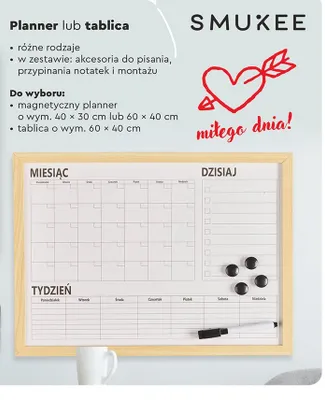 Planner magnetyczny promocja w Biedronka