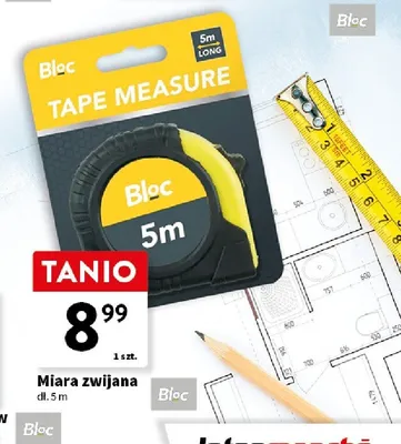 Miara zwijana 5 m Bloc promocja w Intermarche