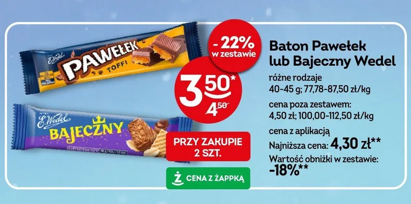 Baton Pawełek Toffi promocja w Żabka