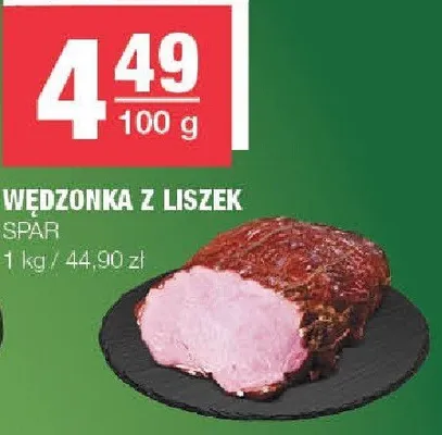 Wędzonka z liszek SPAR promocja w SPAR