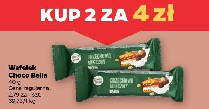 Wafelek Choco Bella promocja w Netto